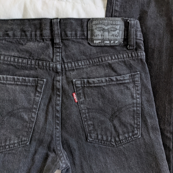 Levis black jeans 27x27 498 - Picture 4 of 5